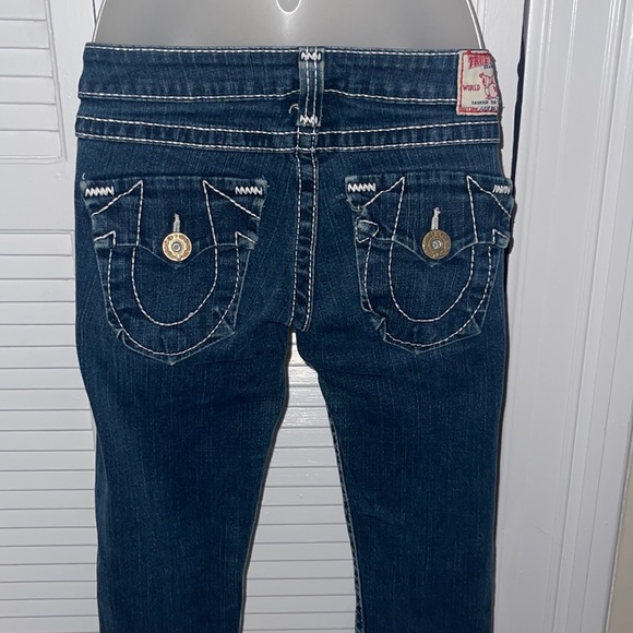 True Religion Julie Big T Straight Leg Jeans - Picture 2 of 8